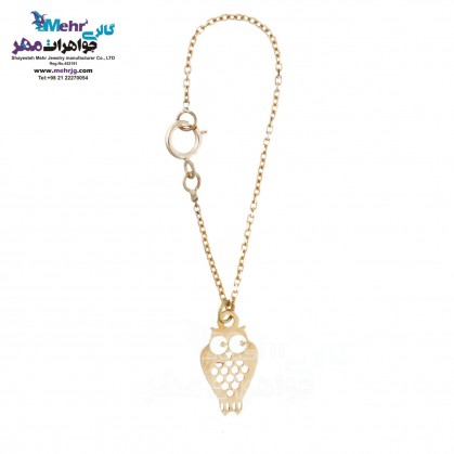 Gold Watch Pendant - Owl Design-MW0106